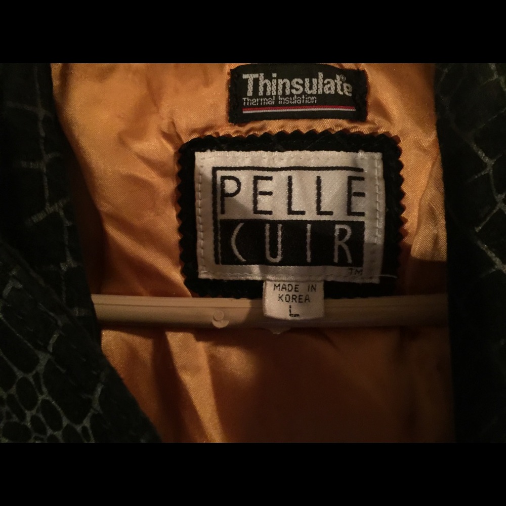 Pelle Cuir Biker Jacket with Thinsulate Lining - Picture 3 of 4